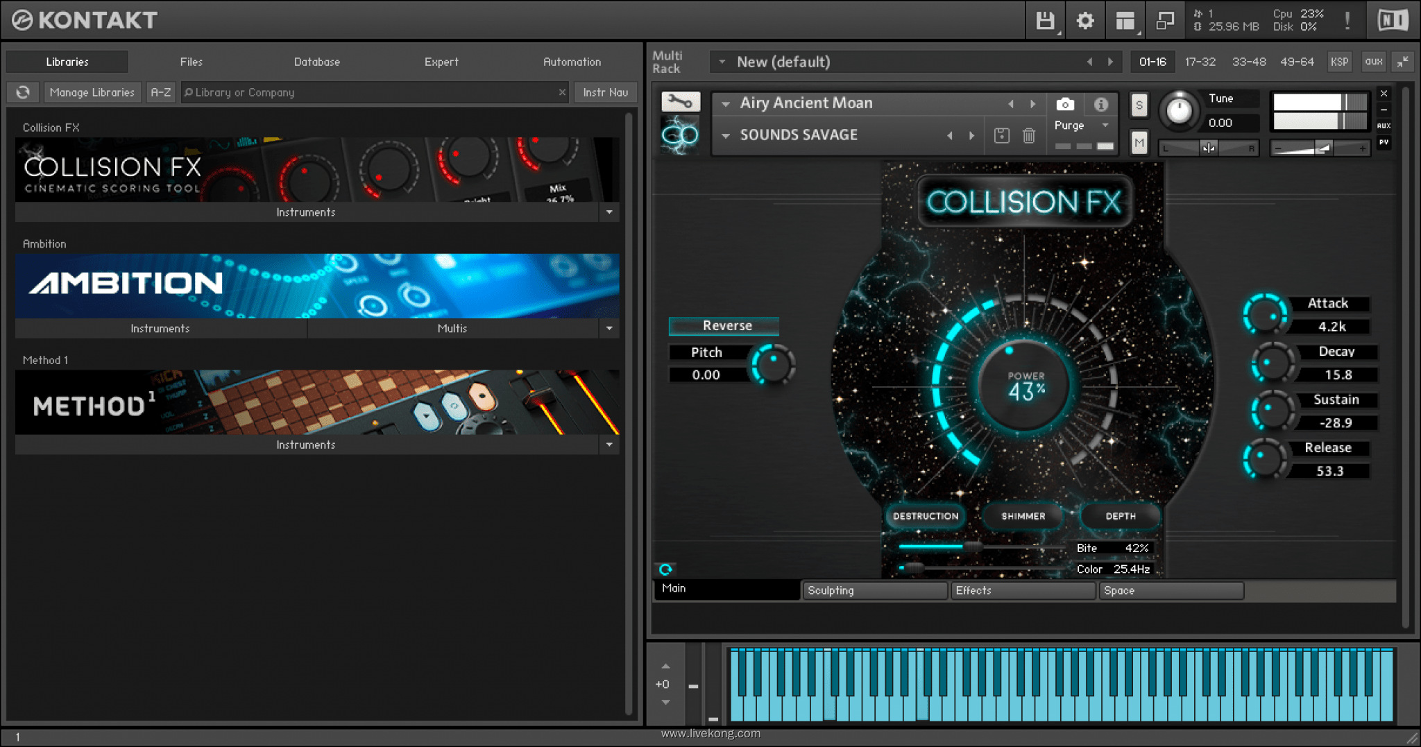 Sound Yeti Collision FX 影视舞台声音设计工具