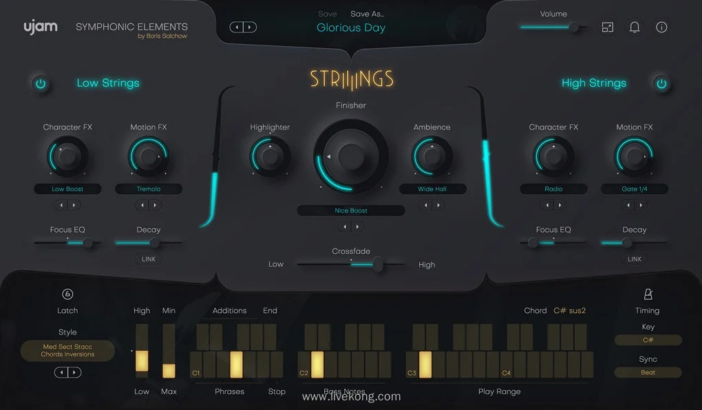 UJAM Symphonic Elements STRIIIINGS v1.0.0  交响元素音乐快速创作工具 MacOS
