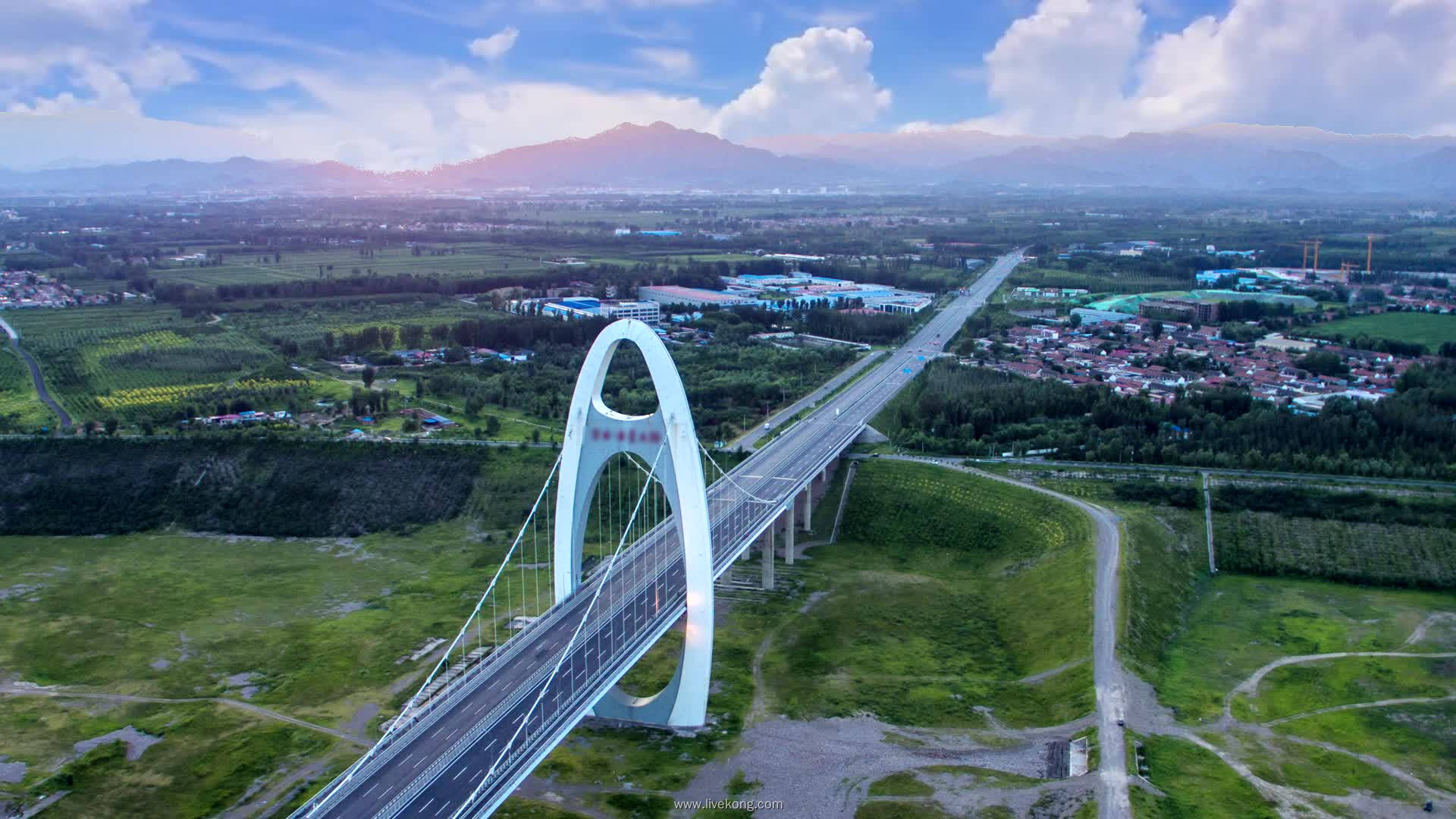 北京密云云蒙大桥梁城市建筑-livekong来悟空-实拍素材-北京建筑